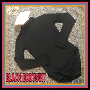 Women’s Black Nylon Bodysuit